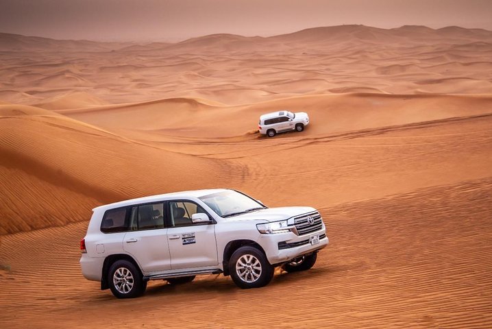  Desert Safari (Premium Luxury VIP) 5* Live BBQ Dinner open buffet tables chair  - Image 5