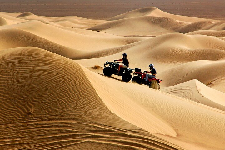 Desert Safari Quad Bike Activity with Dinner in Dubai - Image 1