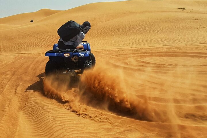 Desert Safari, Quad Bike, Sand Boarding, Camel Ride, Camp Dinner - Image 2