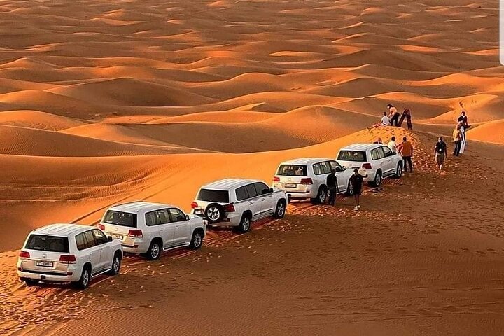Desert Safari With BBQ Dinner, Camel Ride, Sand Boarding In Dubai - Image 2