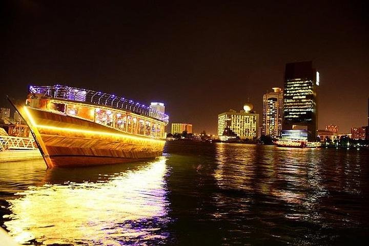 Dhow Boat Dinner Cruise Dubai Creek - Image 1