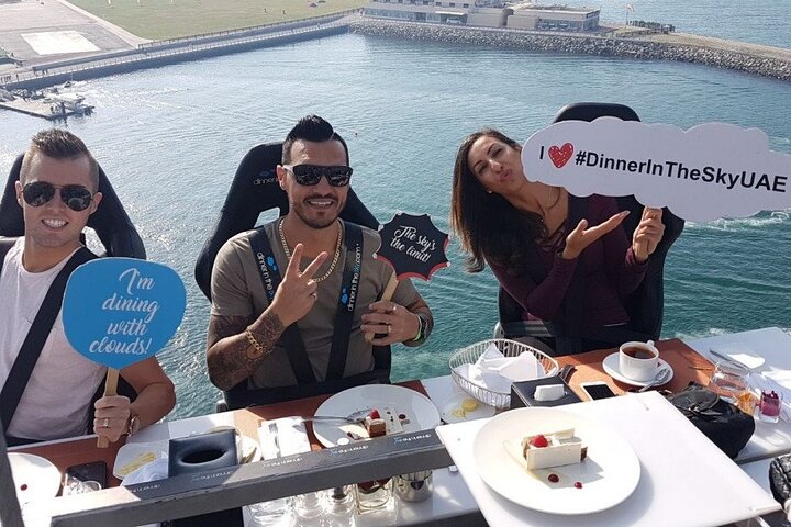 Dinner In The Sky at Dubai Marina with Optional Pickup & Drop off - Image 4