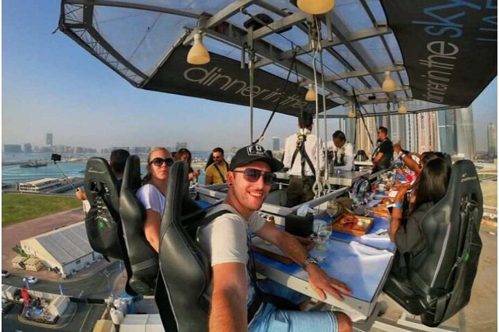 Dinner In The Sky at Dubai Marina with Optional Pickup & Drop off - Image 3