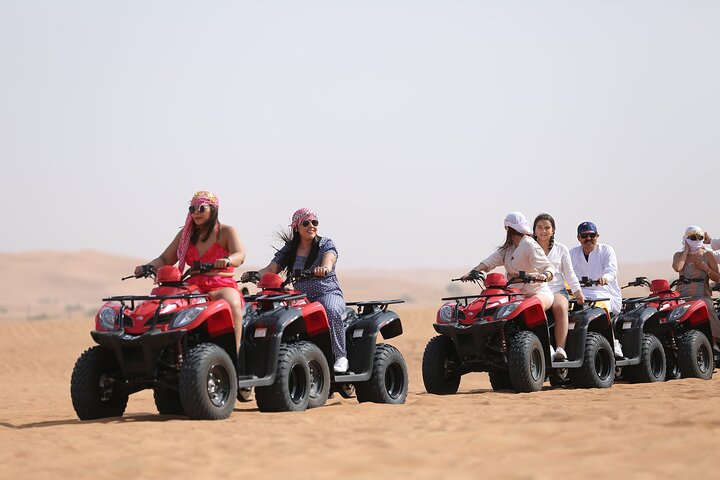 Dubai ATV Self Drive Quad Bike with Camel Ride and SandBoarding - Image 5