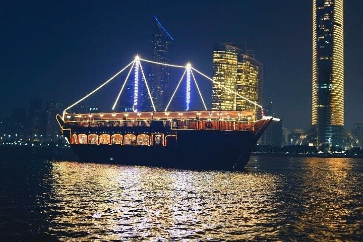 Dubai Creek 2-Hour Romantic Dhow Cruise Dinner - Image 1