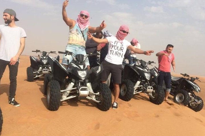 Dubai Desert 4x4 Dune Bashing, Quad ride Live Shows and Dinner - Image 1