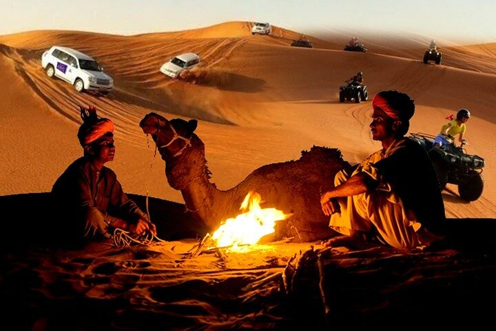 Dubai Desert 4x4 Dune Bashing, Self-Ride 60min ATV Quad, Camel Ride,Shows,Dinner - Image 3
