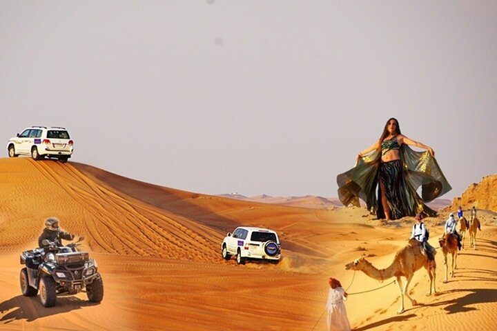 Dubai Desert 4x4 Dune Bashing, Self-Ride 60min ATV Quad, Camel Ride,Shows,Dinner - Image 4