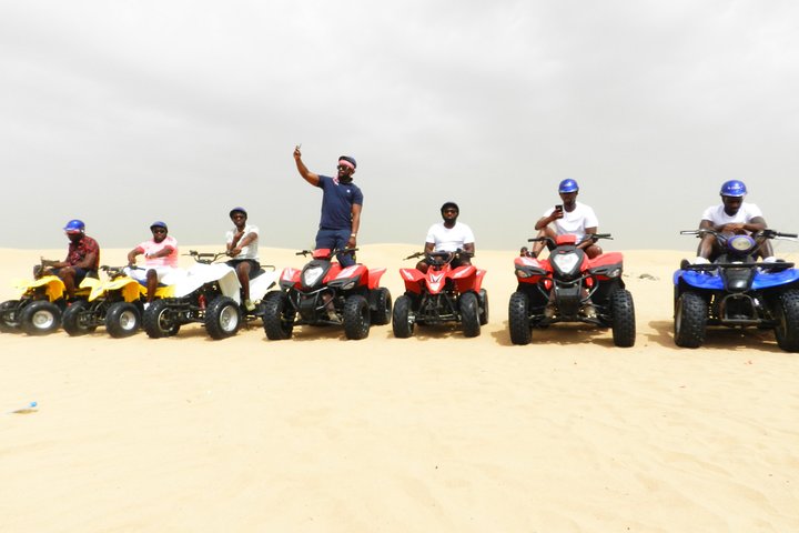 Dubai Desert 4x4 Safari, ATV Quad bike 20 minutes, BBQ, live show, sand boarding - Image 2