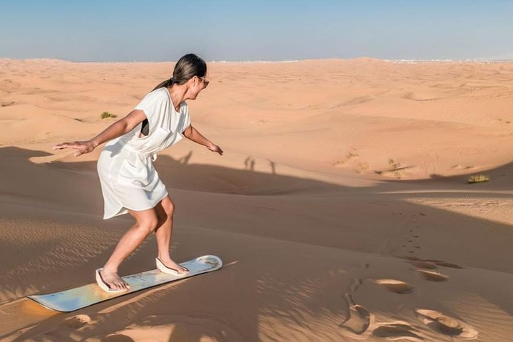 Dubai Desert safari 4x4 Dune Bashing, Sandboarding, Camel Riding, Bbq Dinner  - Image 4