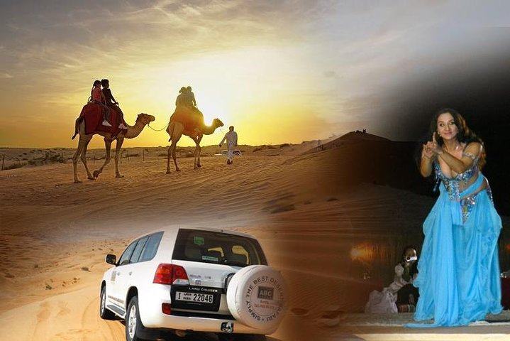 Dubai Desert Safari ALL INCLUSIVE, Camel ride, ATV Quadbike, Sandboarding, BBQ  - Image 1