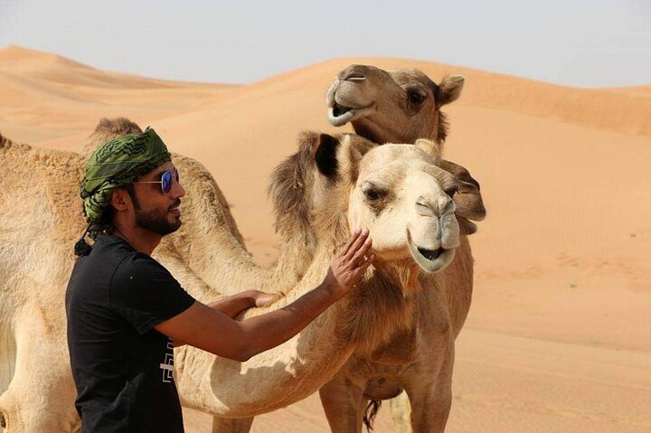 Dubai Desert Safari, BBQ, Camel Ride & Sandboarding - Image 3