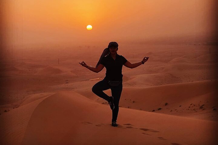 Dubai Desert Safari, BBQ, Camel Ride & Sandboarding - Image 2