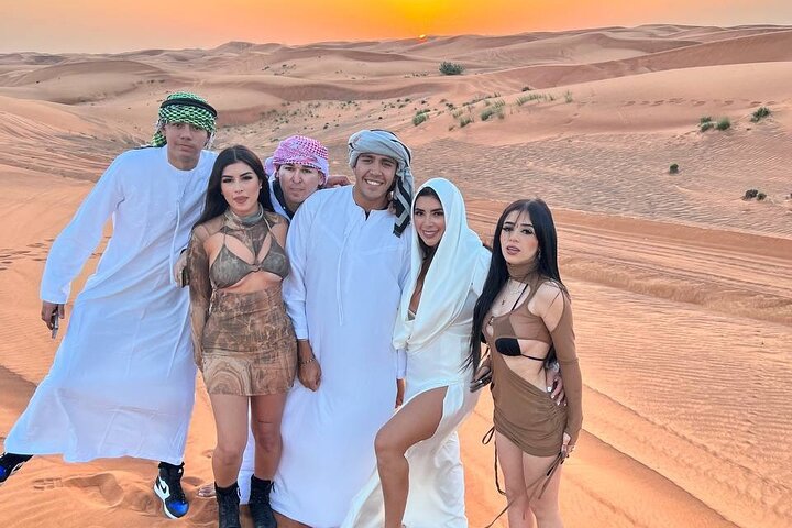 Dubai desert safari, Dinner, Shows, Camel ride, Sand boarding, Optional ATV ride - Image 2