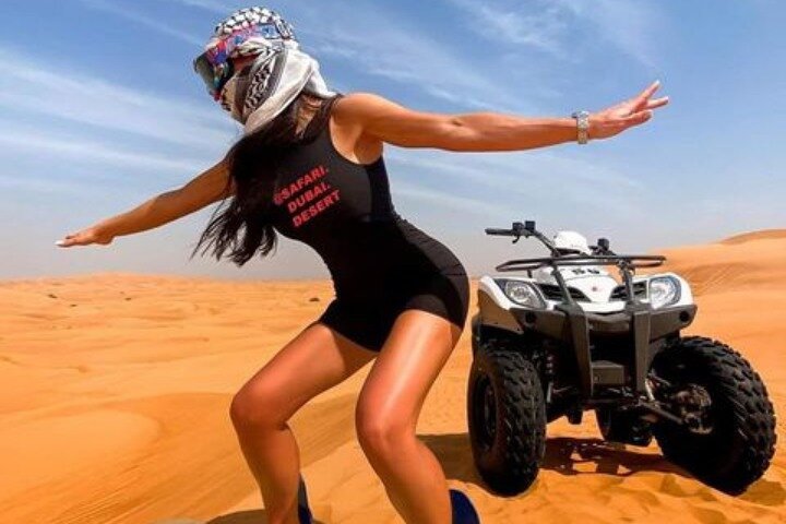 Dubai Desert Safari Tour Red Dune Bashing with Quad Bike Ride - Image 3
