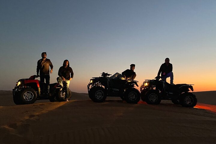 Dubai Desert Safari with ATV(optional)& Sandboarding Experience with BBQ Dinner - Image 4