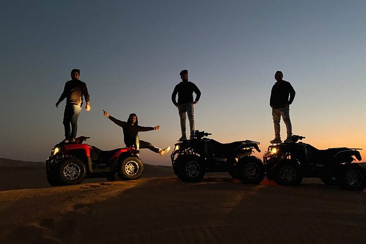 Dubai Desert Safari with ATV(optional)& Sandboarding Experience with BBQ Dinner - Image 5