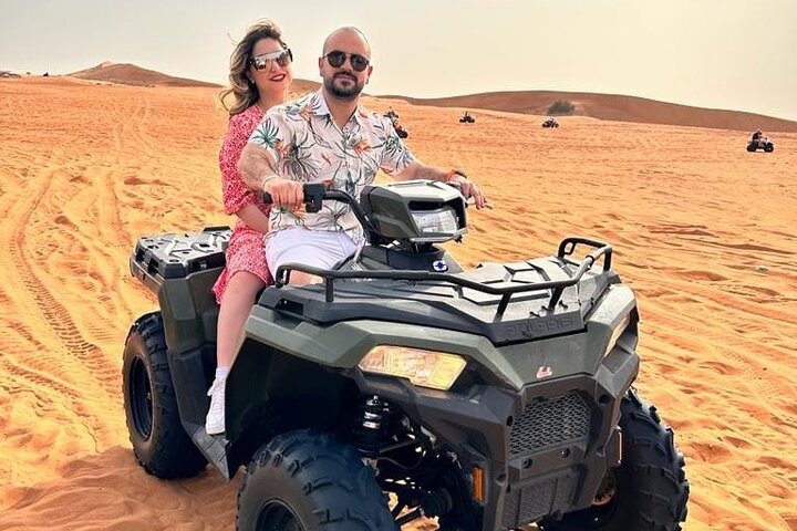 Dubai Desert Safari with BBQ, Quad Bike and Camel Ride Experience - Image 3