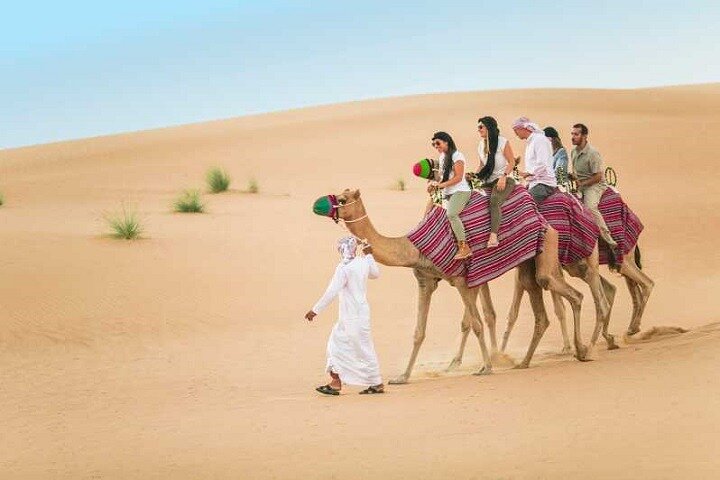 Dubai Desert Safari With Camel Ride and Sand Boarding - Image 3