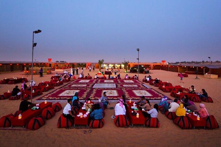 Dubai Desert Safari with Dune Bashing, Camel rides & BBQ Dinner - Image 4