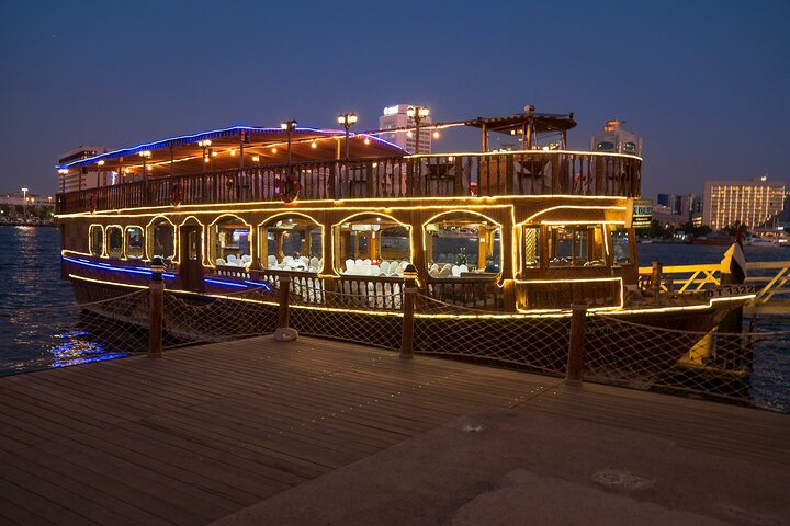 Dubai Dhow Cruise Creek Tour - Image 1