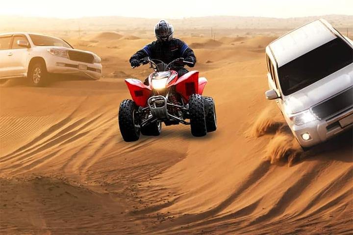 Dubai Dunes: 6 Hour Sunset Dinner Safari - Image 1