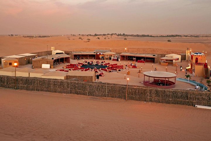 Dubai Evening Desert Safari, Camel Ride, Sandboarding & BBQ Dinner - Image 2