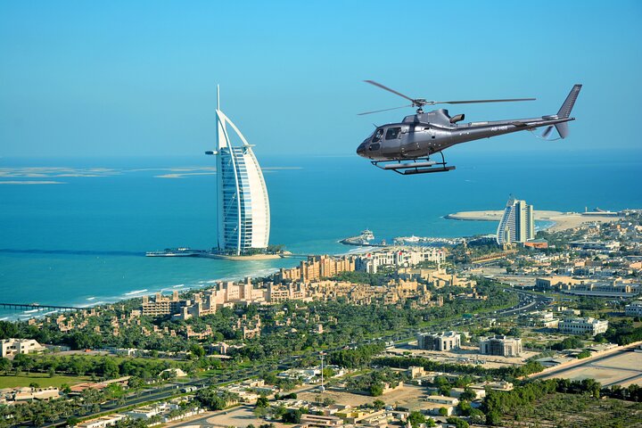 Dubai Helicopter tour with optional Private hotel transfers - Image 1