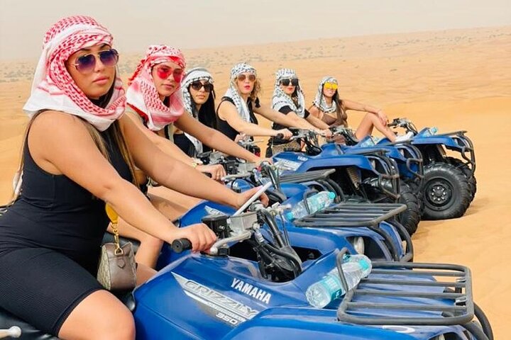 Dubai Long Self-Drive Quadbike with Camel and Falcon - Image 1