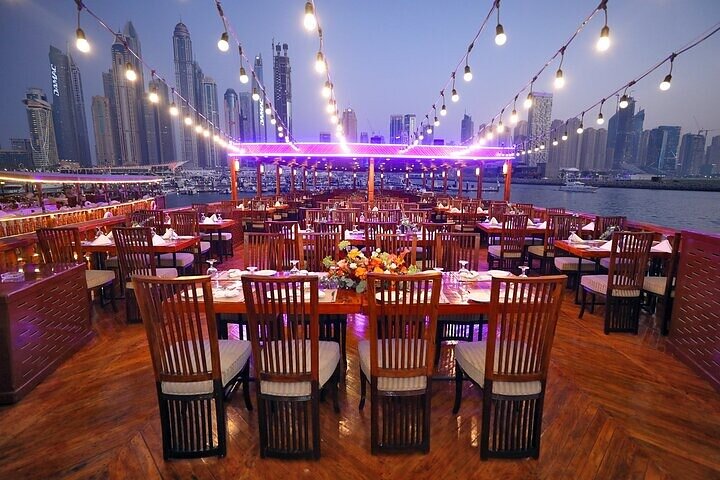 Dubai Marina: 2 Hours Dhow Dinner Cruise with Transfers - Image 2