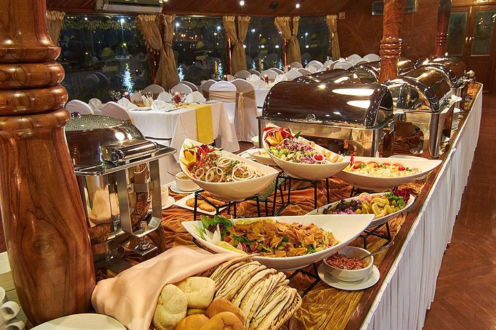Dubai Marina Dhow Dinner Cruise with Transfers by Lexus ES 350 Or Mercedes Viano - Image 3