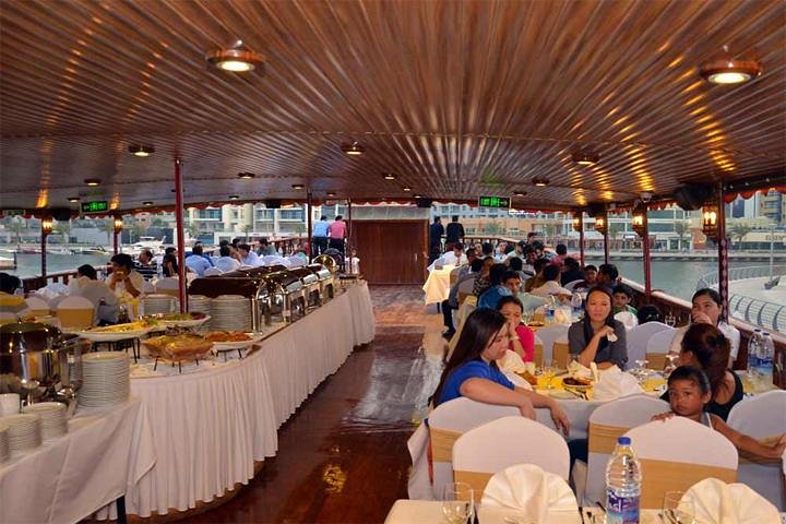 Dubai Marina Sightseeing Dhow Cruise Dinner - Image 2