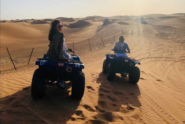 Dubai Morning Desert Safari Extreme Adventure with Sandboarding & Camel Riding - Image 1