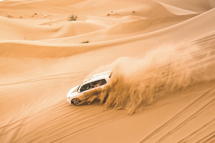 Dubai: Morning Desert Safari with Camel Ride & Sandboarding - Image 1
