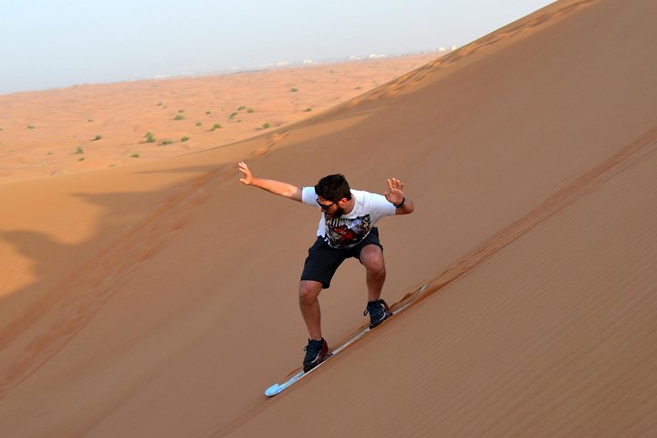 Dubai Morning Quad Bike with Sandboarding and Camel Ride - Image 2