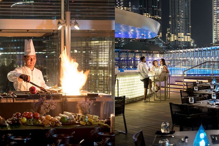 Dubai Night Tour with Burj Khalifa Ticket and The Roof Top Meal - Image 2
