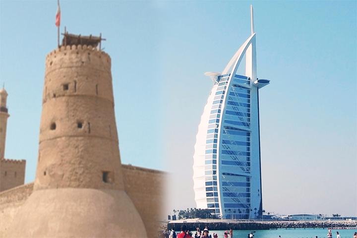 Dubai : Old and Modern Dubai city tour with Blue Mosque visit, Museum, Boat ride - Image 1