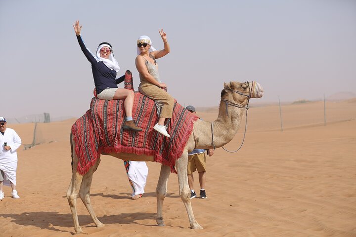 Dubai Premium Red Dunes, Quad Bike, Camel Ride, Sand Surfing & 5* BBQ - Image 2