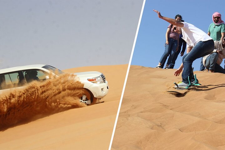 Dubai Red Dune Extreme Desert Safari Adventure With Sand Boarding - Image 1
