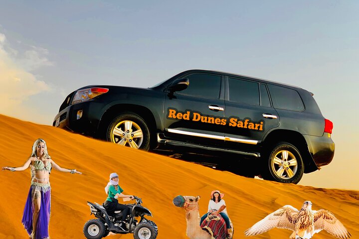 Dubai Tour with 4x4 Dune Bashing,Camel Ride,Sand Boarding and Buffet Dinner  - Image 2