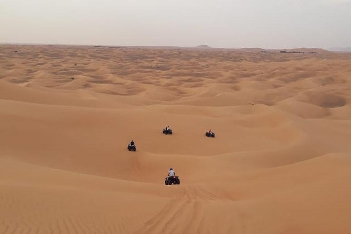 Dubai: Unique MORNING Quad Bike Red Dunes Safari - Image 2