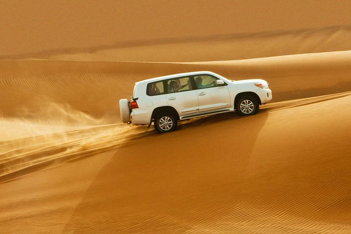 Evening Desert Safari Dubai With Buffet, Dune Bashing, Camel Riding, and Tanura - Image 3