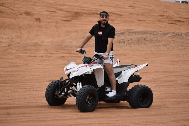Evening Desert Safari with Quad Bike & BBQ Dinner/ Camel Trekking/ Sand Surfing - Image 5
