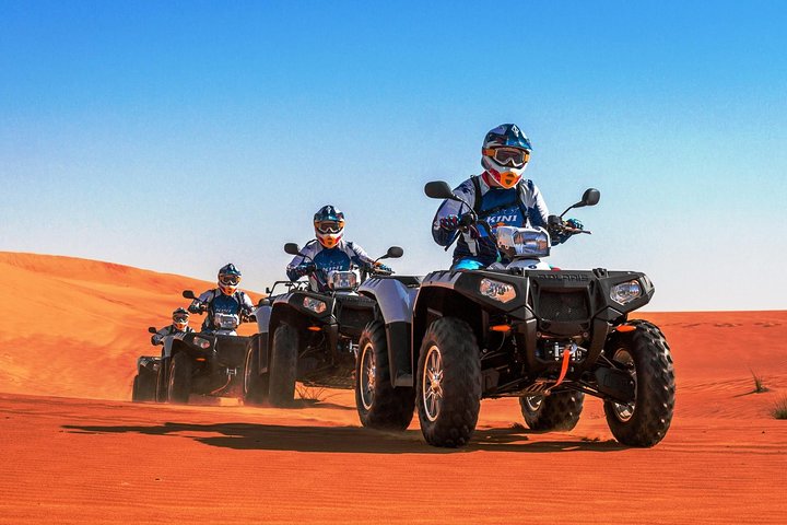 Exciting Quad Bike Experience with Dune Bashing, Sand boarding and Refreshments - Image 3
