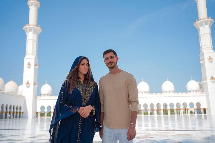 From Dubai: Half Day Sheikh Zayed Grand Mosque Guided Tour - Image 1