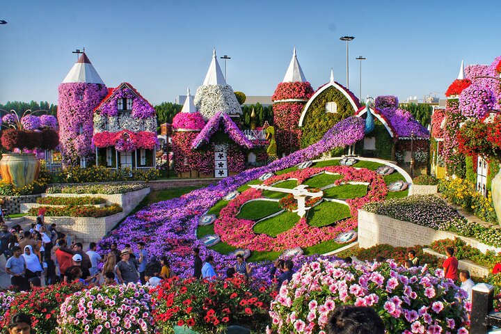 Half-Day Tour with Transfer in Dubai Frame and Miracle Garden - Image 1