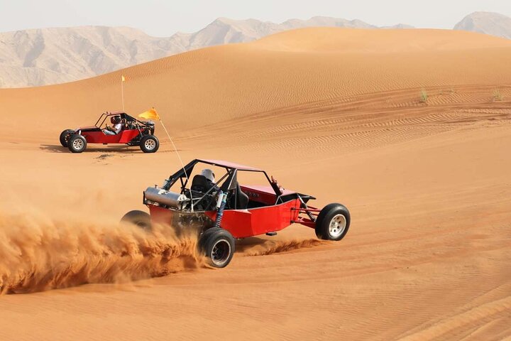 High Red Dunes Thrilling Desert Safari Sand Boarding BBQ Dinner - Image 5