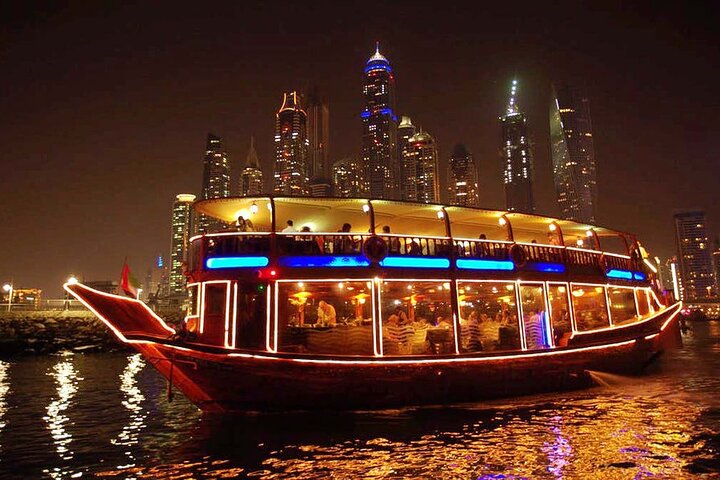 Luxurious Dinner on a Dubai Marina Dhow Cruise - Image 2