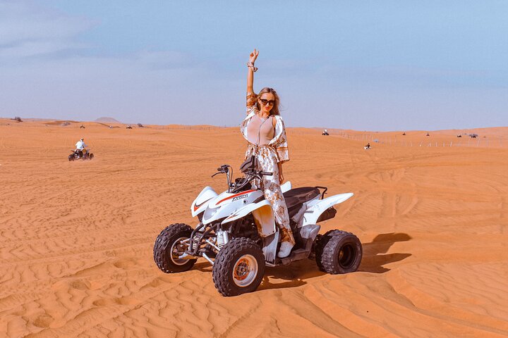Morning Desert Excursion with Quad Bike Camel Ride & Sandboard  - Image 2