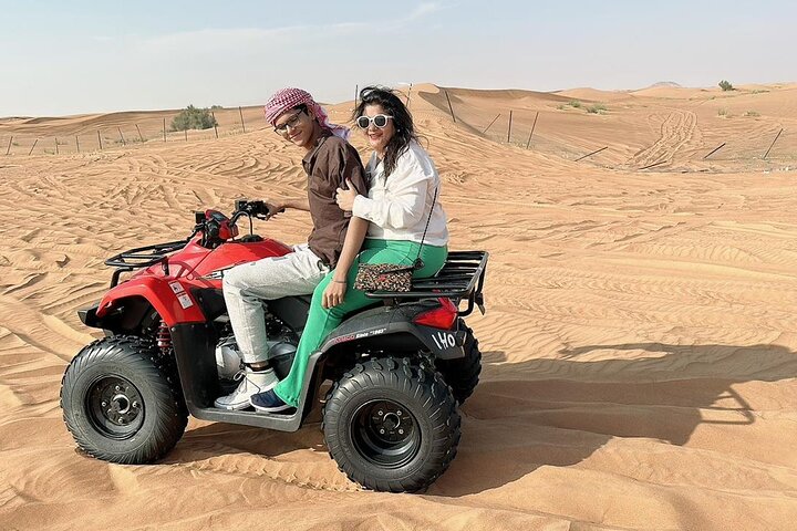Morning Desert Safari, 25 Minutes ATV with 20 minutes Camel Ride  - Image 1